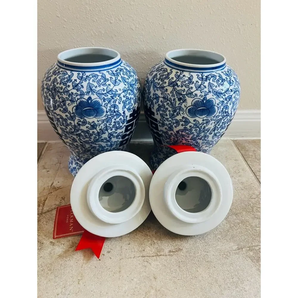 NWT❤️Double Happiness Temple Jar Large Set